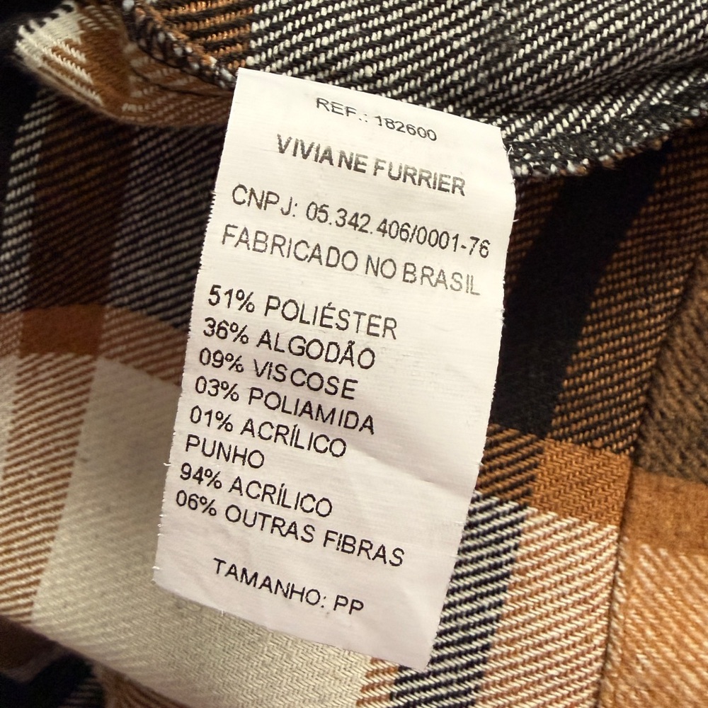 Plaid Cropped Jacket - Picture 4 of 4